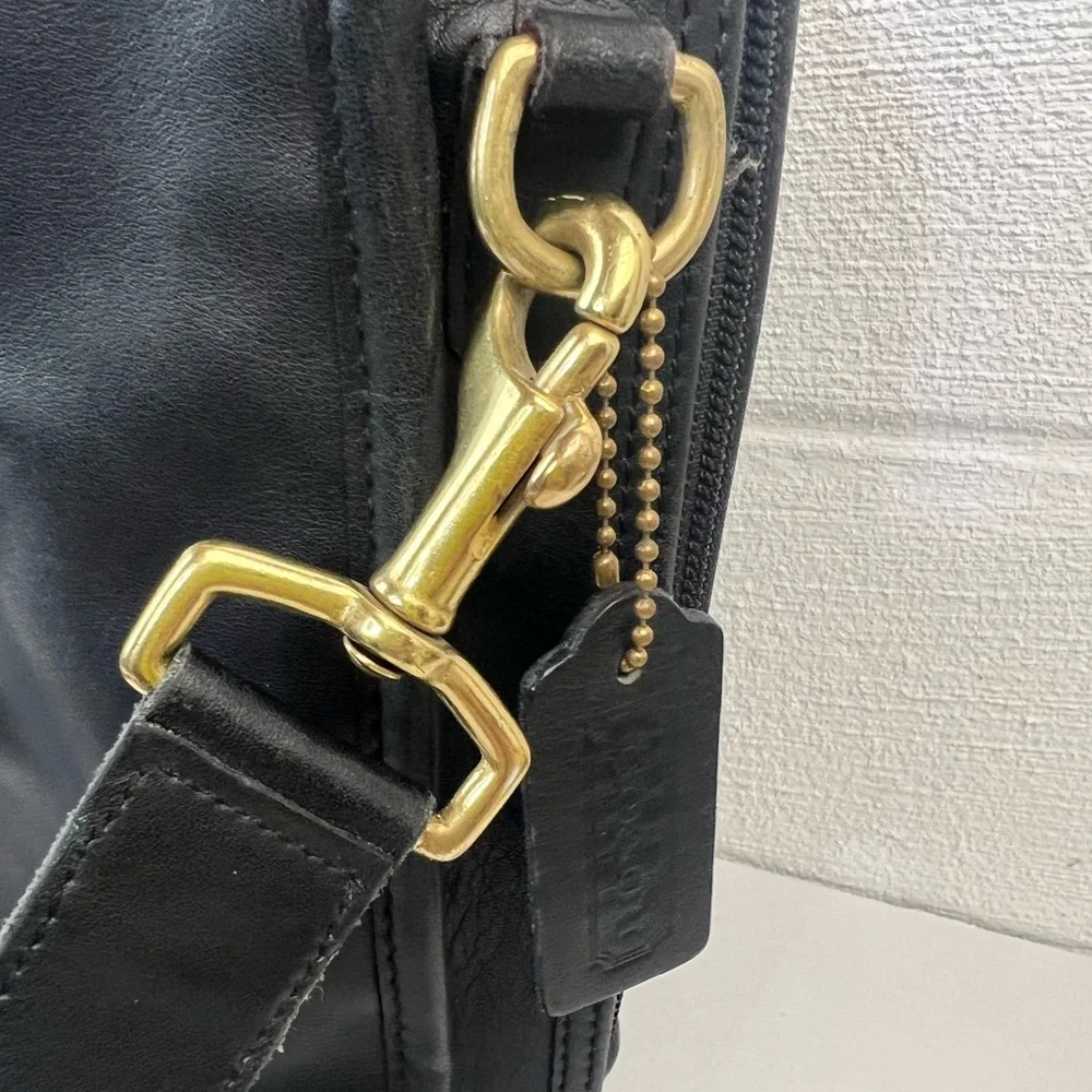 Coach Legacy Black Leather Briefcase 0538